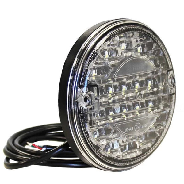 LED Slimline hamburger achteruitrijlicht | 12-24v | 150cm. kabel | VR-140