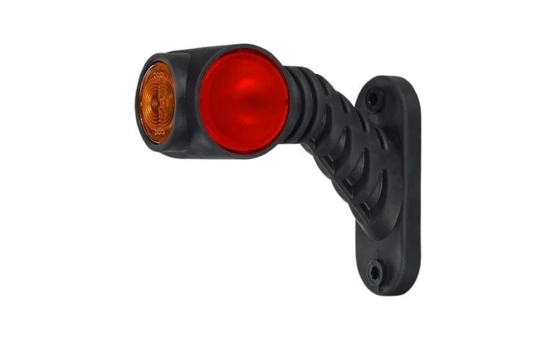 Links | LED breedtelamp rood-wit-amber | 12-24v | 50cm. kabel | MB-4761RWA