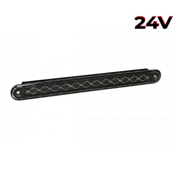 LED combinatielicht slimline zwarte lens | 24v | 40cm. kabel | 235BSTI24