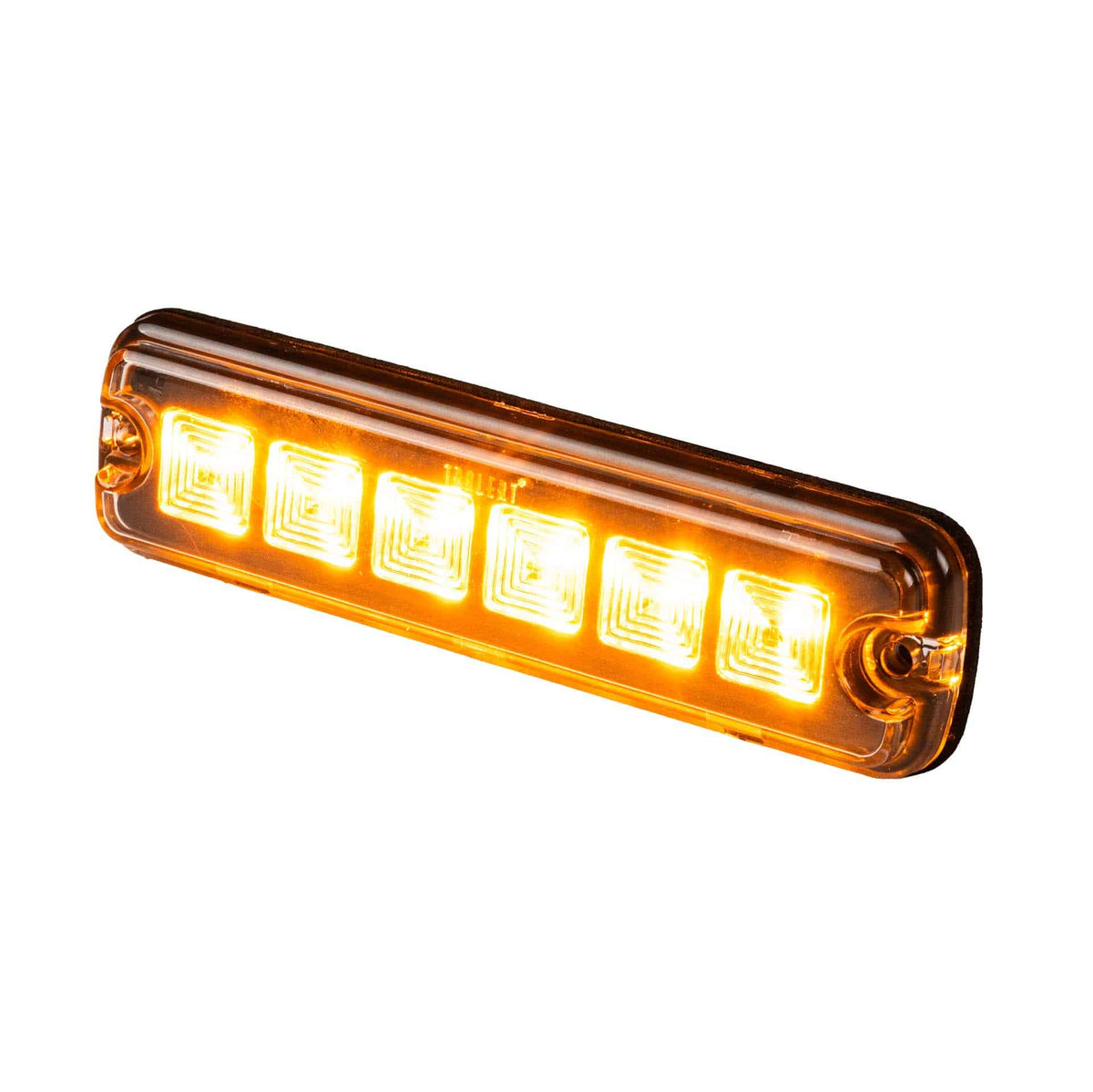 LED R65 Flitser 6-LED amber 12-24v 200cm kabel