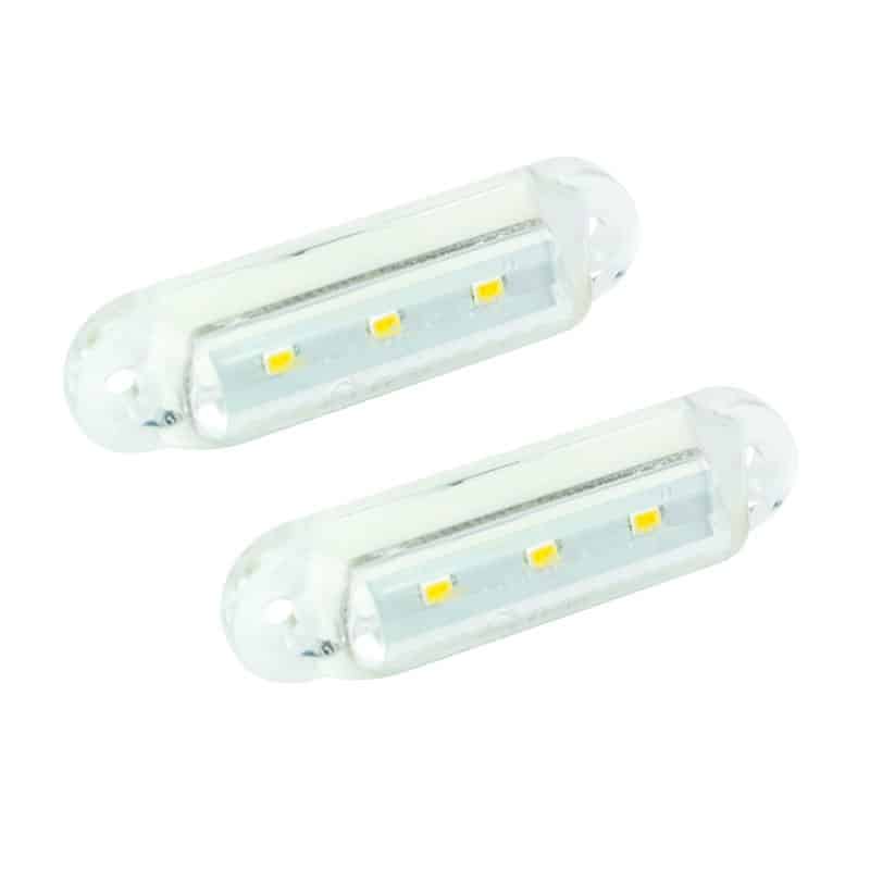 LED markeerlicht wit 24v (set van 2)