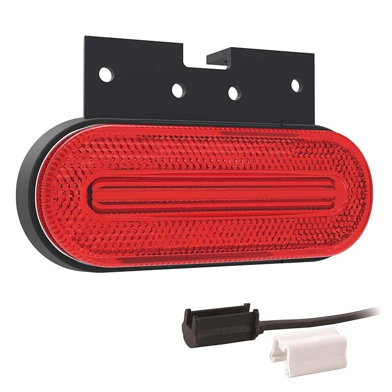 LED markeringslicht rood | 12-24v | 1,5mm². connector | M10MV-770R