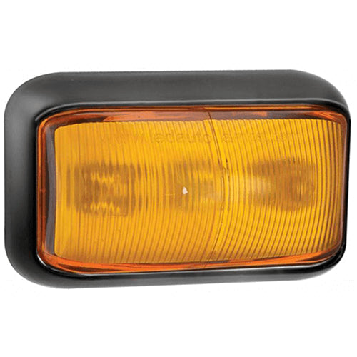LED zij-knipperlichtlicht amber | 12-24v | 40cm. kabel | 58AME