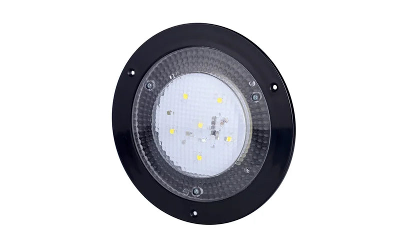 LED interieurlamp 690lm - 4000K - 12-24v - Inbouw zwart | BG-1710W
