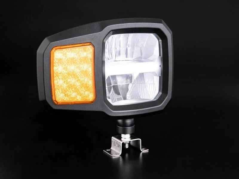 LED koplamp links, 10-30v, 6-PIN DT-connector, NON-Heated lens | HL-101NHDT6