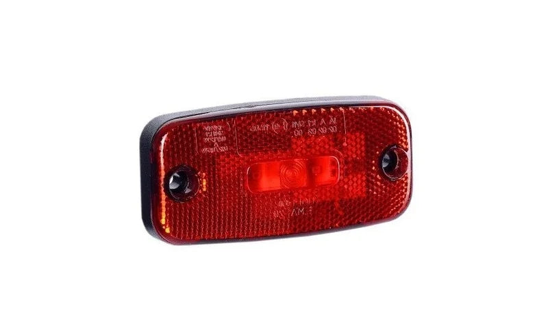 LED markeringslicht rood | 12-24v | 45cm. kabel | MV-1750R