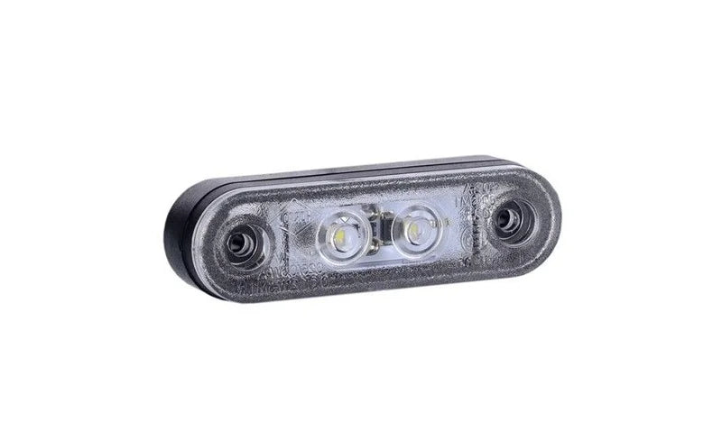 LED markeringslicht wit | 12-24v | 50cm. kabel | MV-5100W