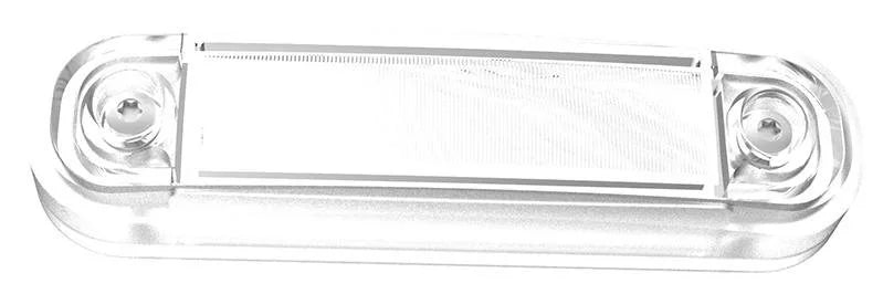 LED markeringslicht wit 12-36V 0,15m. kabel | M10MV-300W.1
