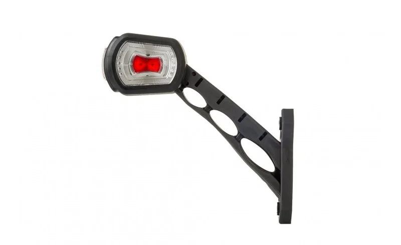 LED breedtelamp links rood-wit-amber 12-24v 50cm kabel | MB-2761RWA