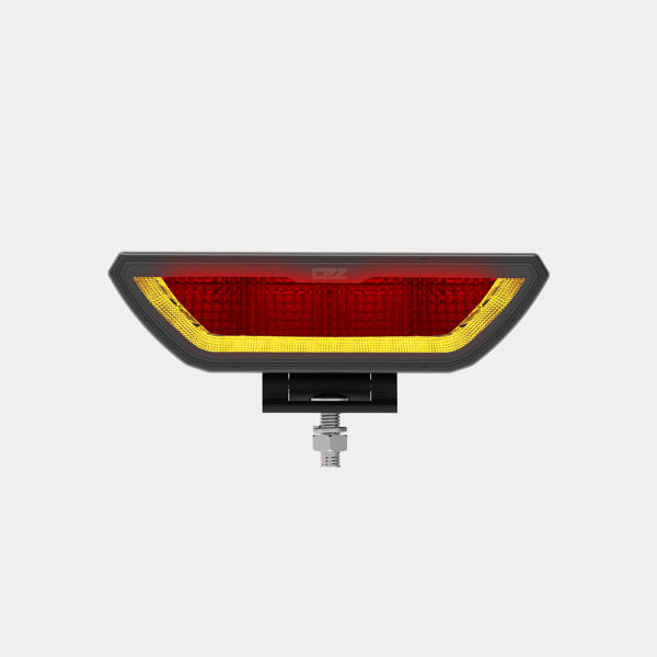 Werklamp met rood standlicht en flitser OZZ WR2 65