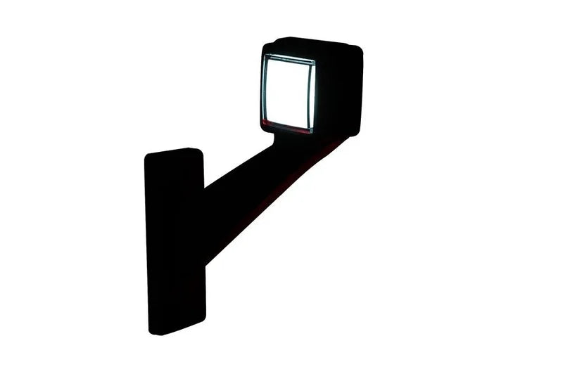 LED breedtelamp links rood-wit 12-24v 50cm kabel