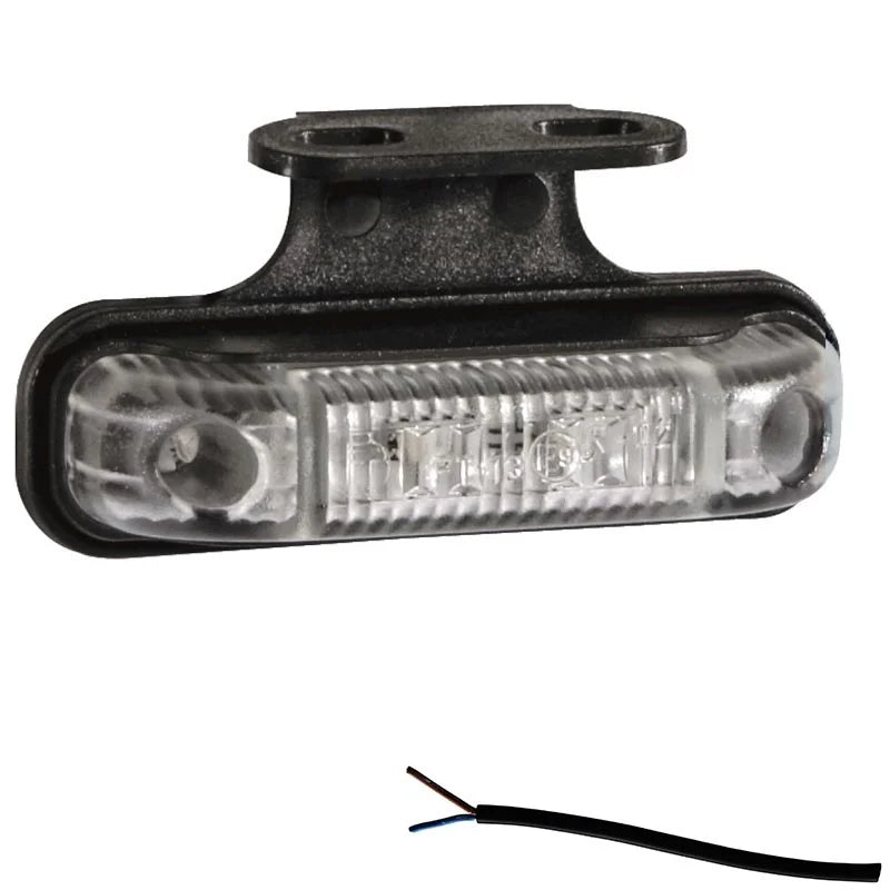 LED markeringslicht amber | 12-24v | 50cm. kabel | M10MV-550A