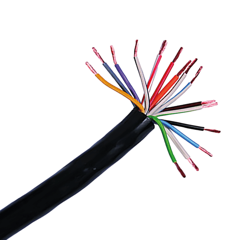 15-aderige kabel | 3 x 2,50mm² + 12 x 1,50mm² | 50m.