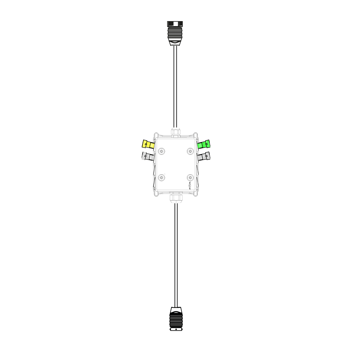 Connectionbox incl. 15-aderige kabel tbv KS1-systeem