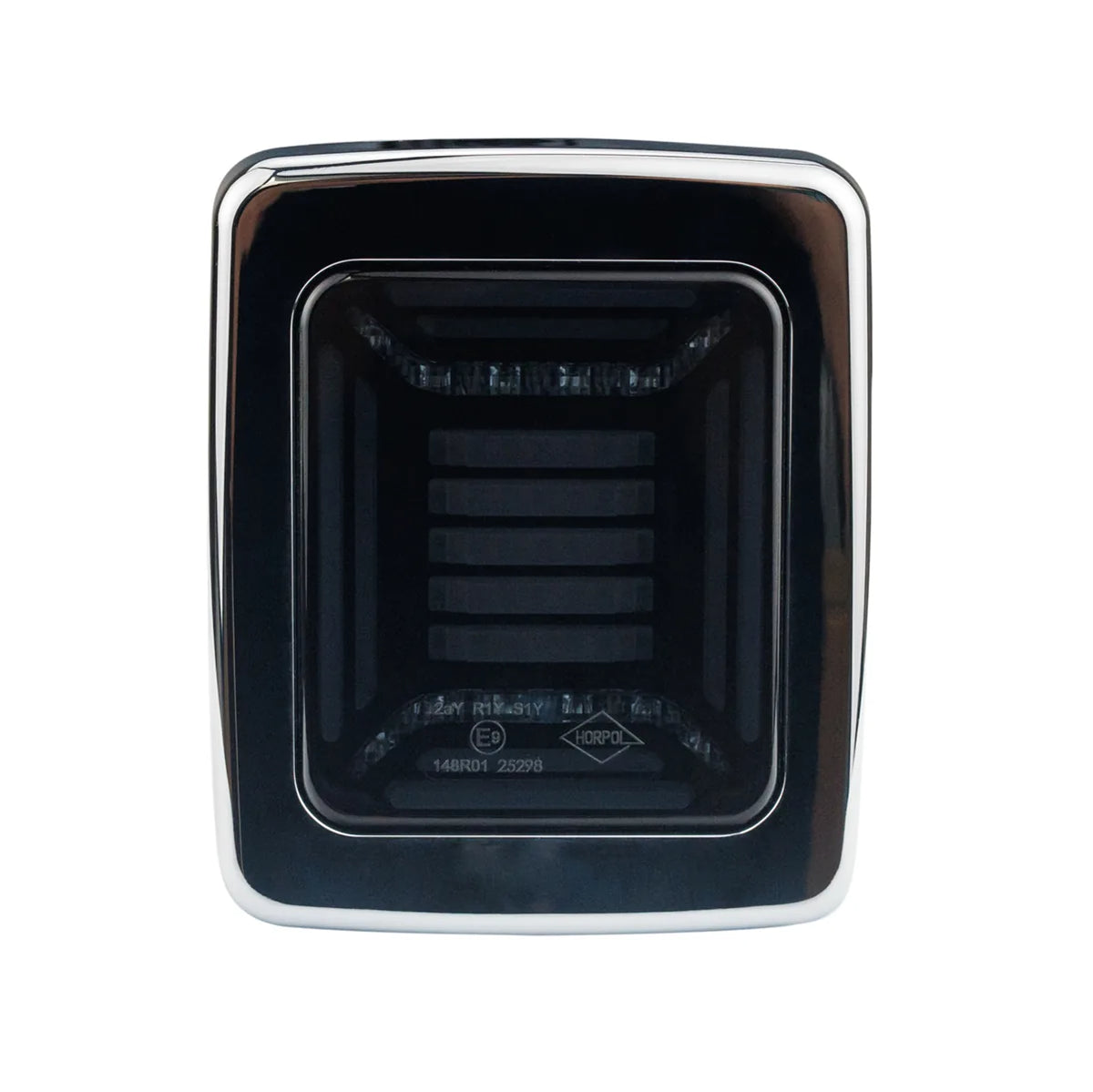 LED achterlicht | chrome | 12-24v | darklook | H+V montage