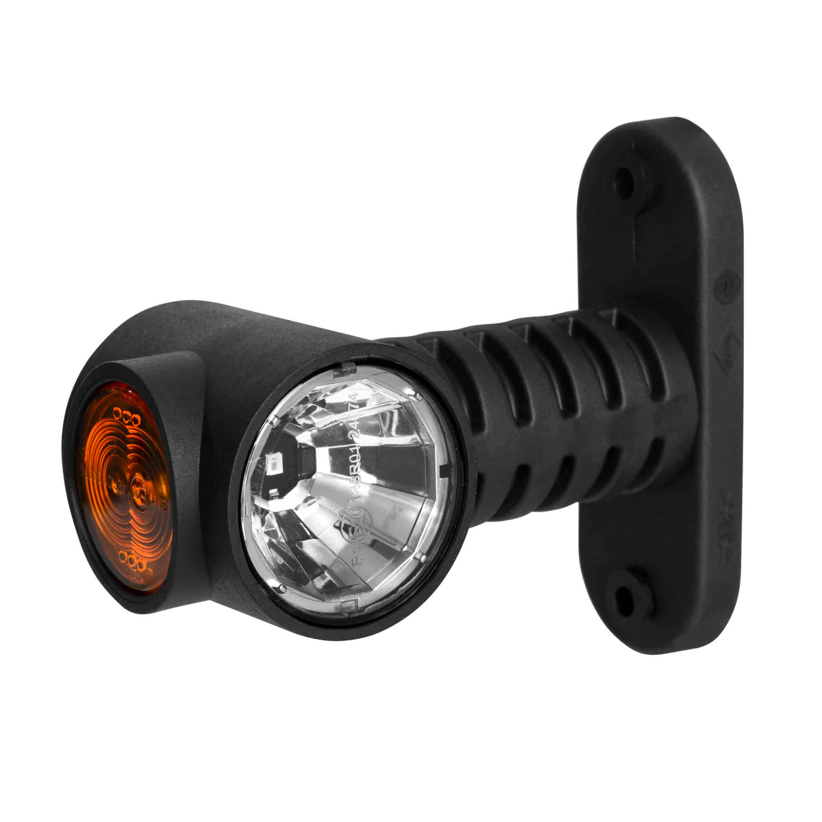 LED dark breedtelamp rood-wit-amber 12-24v 50cm kabel