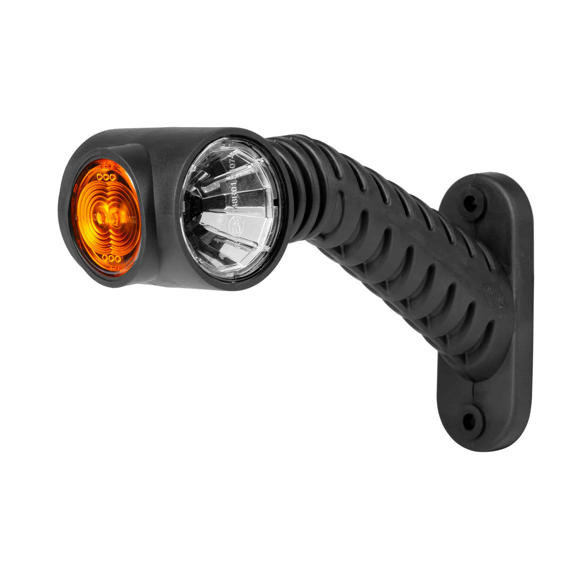 LED Breedtelamp rechts rood/wit/amber 12-24v 0,5m+1,5mm² con