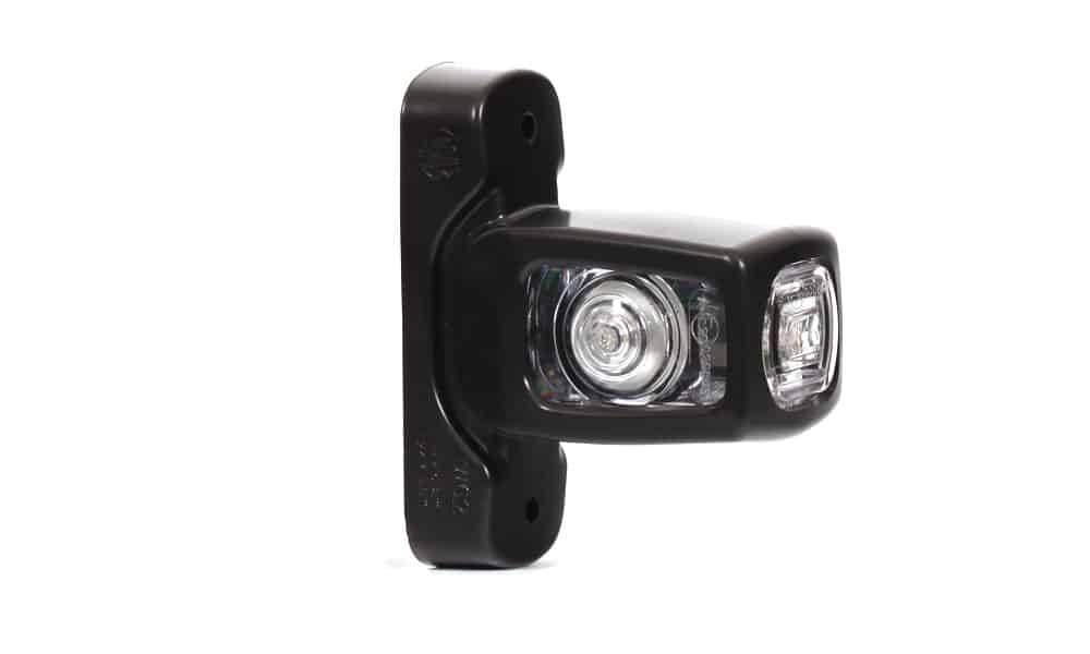 LED Breedtelamp rood-wit-amber 12-24v 21cm kabel