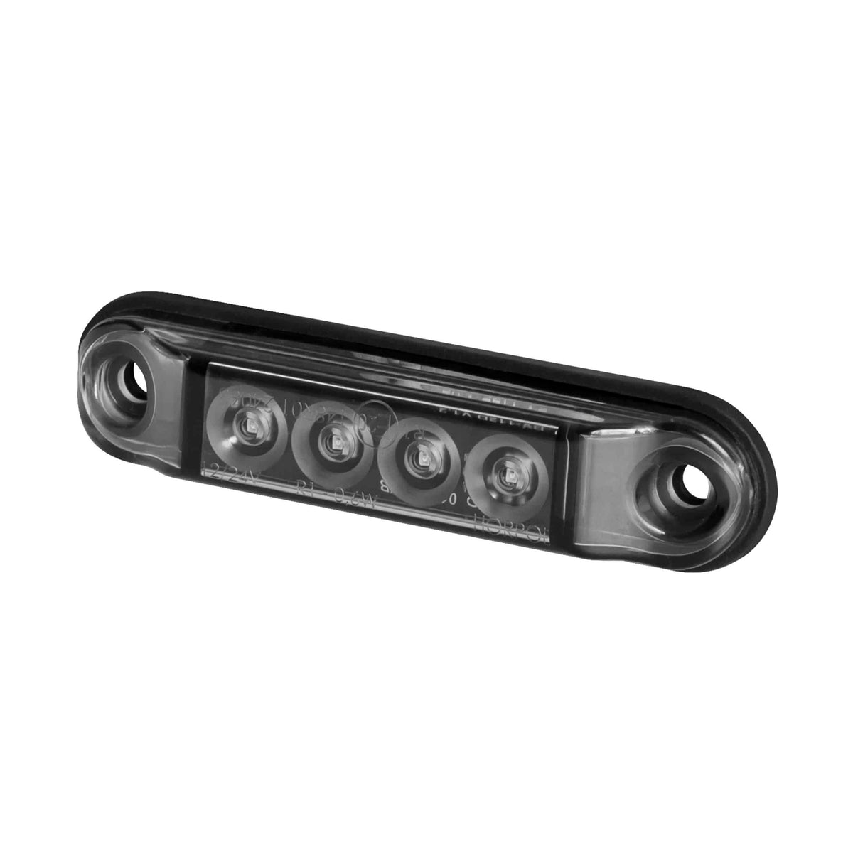 LED dark markeringslicht rood 12-24v 50cm kabel