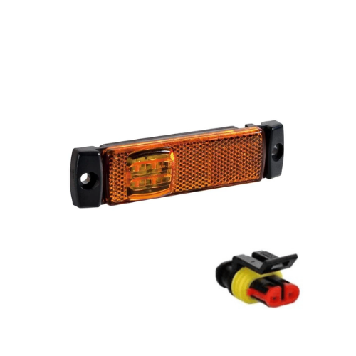 LED markeerverlichting amber 12/36V 1,5m + Superseal