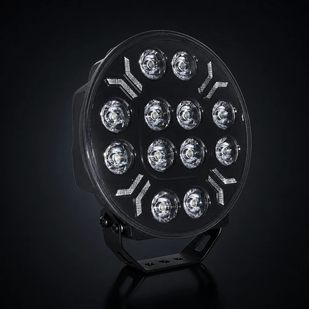 LED Ypsilon 12LED amber-wit met flitser 8000lm - 3m kabel | WD-12080.1