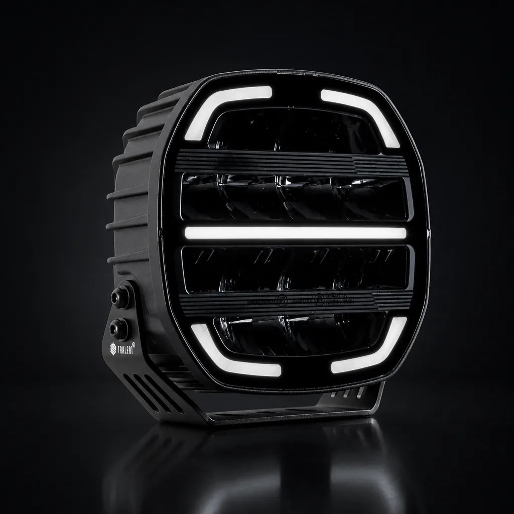 LED verstraler Darklook/black 12-24v / 14.000lm