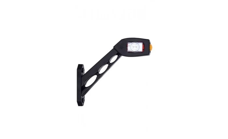 Links | LED breedtelamp rood | wit | amber | 12-24v | 35cm. kabel | MB-3691RWA