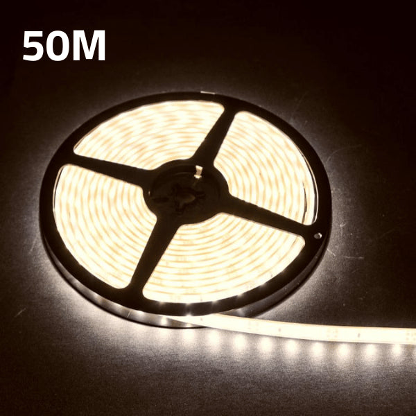 LED strip 50m rol / 12v / 1200lm per meter / 4000K / IP68