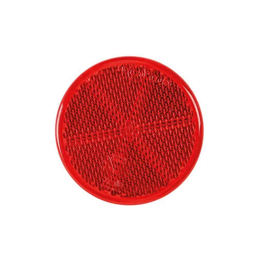 Rode reflector | 60 x 5,5mm. | 3m-plakstrip | VRF-100R