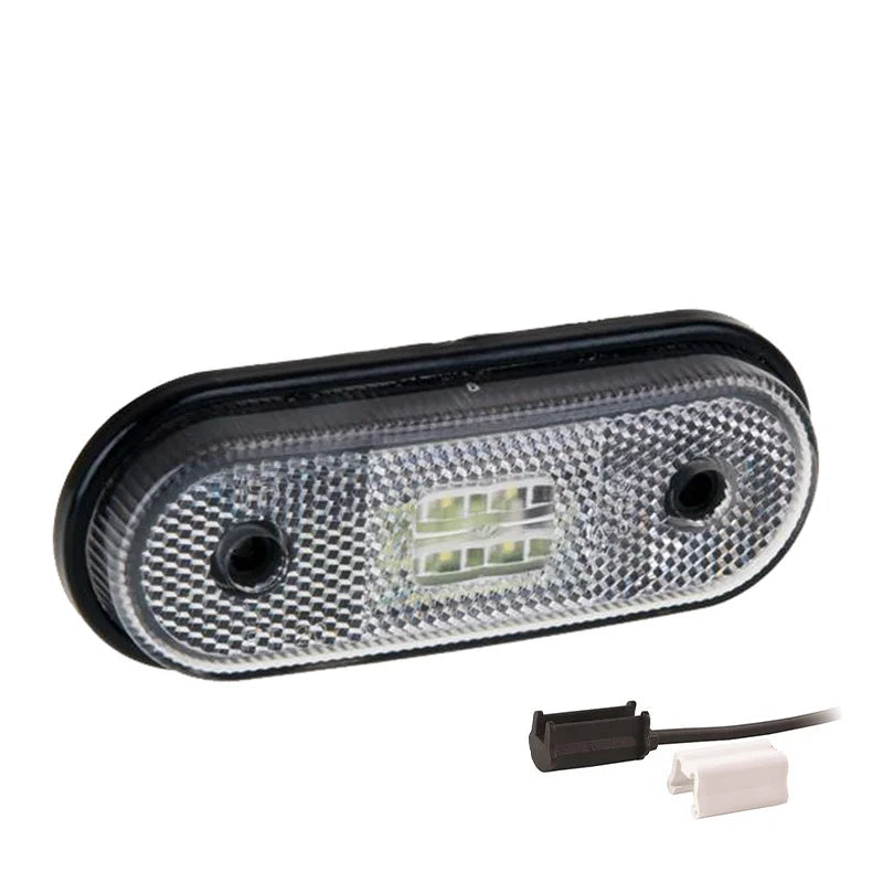 LED markeringslicht wit | 12-24v | 1,5mm². connector | MV-1420W