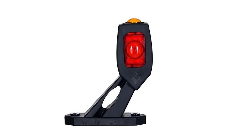 LED breedtelamp links rood-wit-amber 12-24v 50cm kabel | MB-3631RWA