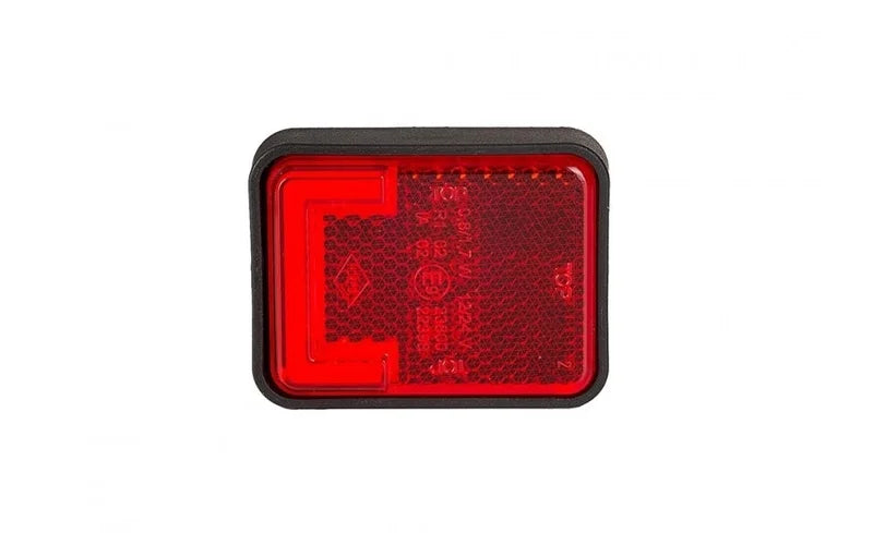 LED markeringslicht neon rood met beugel | 12-24v | 50cm. kabel | MV-3500R