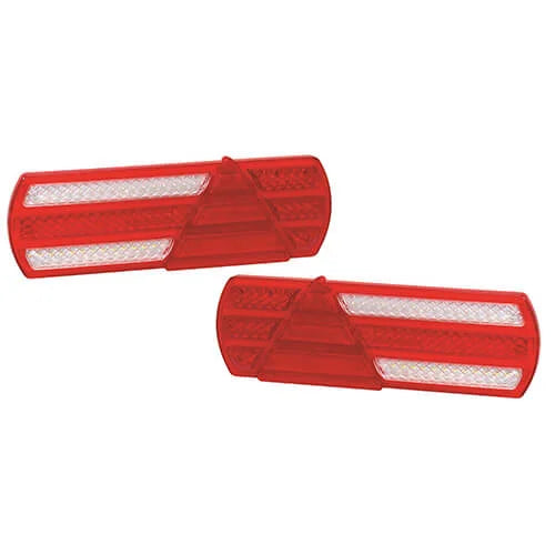 Slimline Trailer lamp | 12-24v | (EU390LR2) Twin Pack | EU390LR2