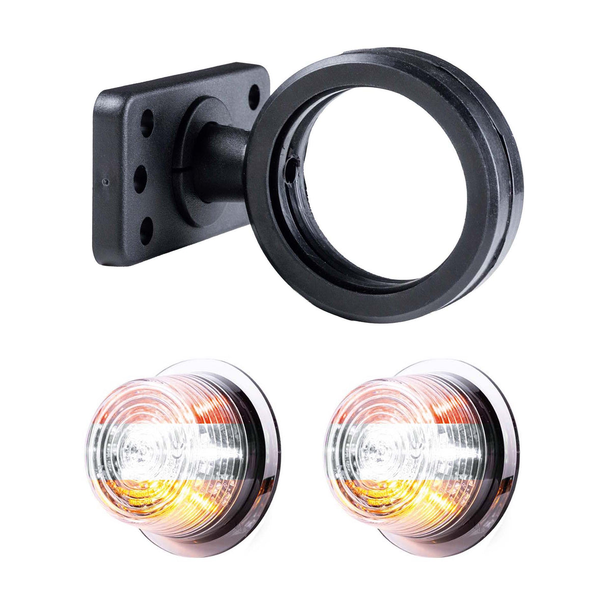 LED breedtelamp set 12-24v | multicolour | korte paal