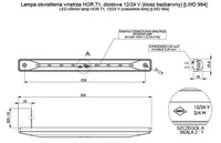 LED interieurlamp 200lm - 4000K - 12-24v Transparant | BG-2300W