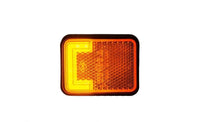 LED markeringslicht neon amber met beugel | 12-24v | 50cm. kabel | MV-3500A