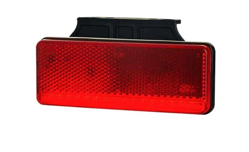 LED markeringslicht neon rood met beugel | 12-24v | 50cm. kabel | MV-3250HR