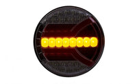 LED achterlicht met dynamisch knipperlicht | 12-24v | 150cm. kabel | V14C5-142D