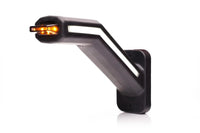 LED breedtelamp rechts excl. knipperlicht, neon lens 12-24v