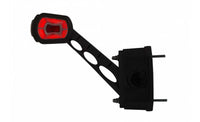 LED breedtelamp links met alarm rood-wit-amber 12-24v | MBA-2761RWA