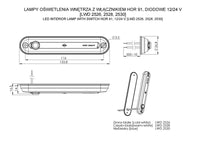 LED interieurlamp - touch - 2700K - 155lm - 12-24v | BTS-1400NW
