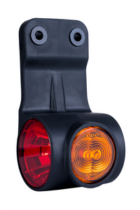 LED breedtelamp rechts rood-wit-amber 12-24v 60cm kabel