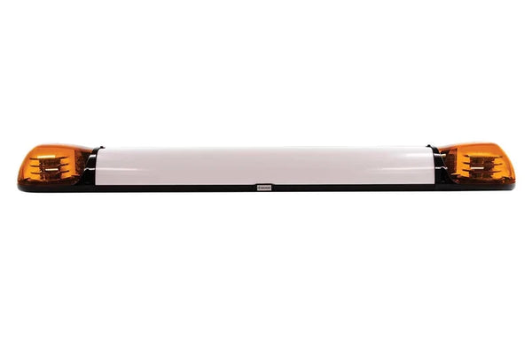 6-Series R65 LED flitsbalk amber, wit midden, 2 modules 1500mm | A6682.100.LDV