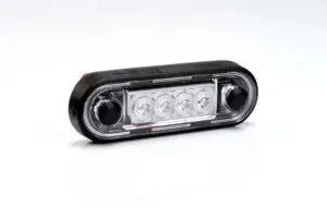 LED Markeringslicht inbouw groen 12-24v 0,15m. kabel | MV-2400G.1