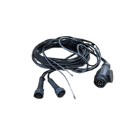 Kabelboom 8,0m. / 6,0m. / 13-polig / 7-PIN's AMP