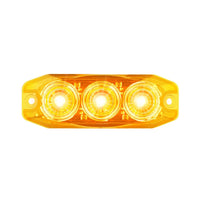 LED compact knipperlicht amber lens | 12-24v | 11AM