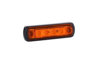 LED markeringslicht amber met beugel | 12-24v | 50cm. kabel | MV-5250A