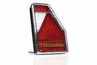 Rechts | LED achterlicht driehoek | 12v | 6-functie | 1m. kabel | VC-3302