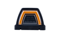 LED toplamp neon amber 12-24v, 50cm kabel