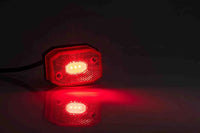 LED markeringslicht rood | 12-24v | 50cm. kabel | MV-2760R